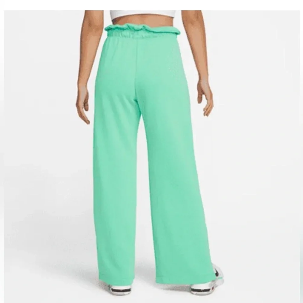 NWOT Nike Mint Green Wide-Leg Track Pants